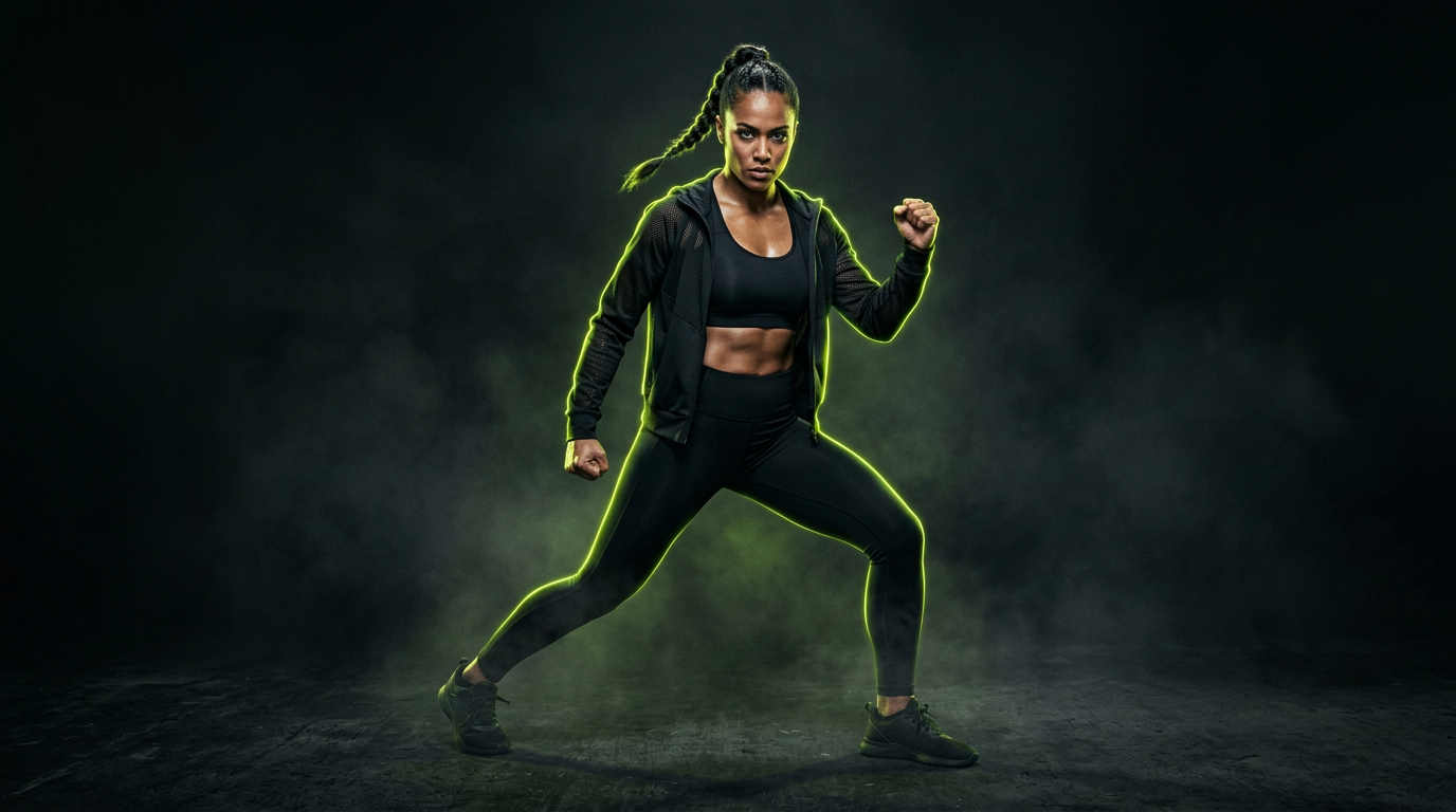 Athlete wearing modern performance sportswear